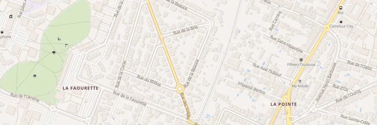 Plan du 7 Rue de la Beauce à Toulouse