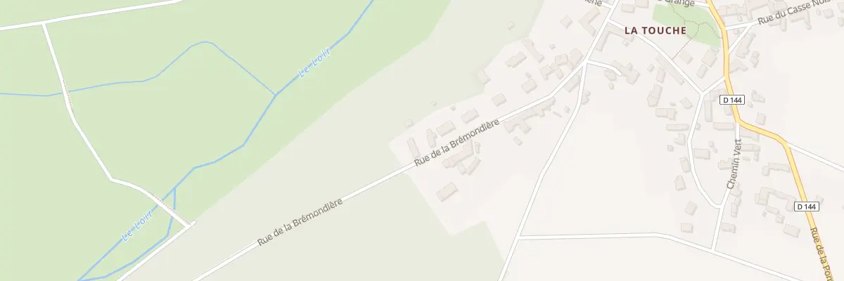 Plan du 28 Rue de la Brémondière à Saint-Maur-sur-le-Loir