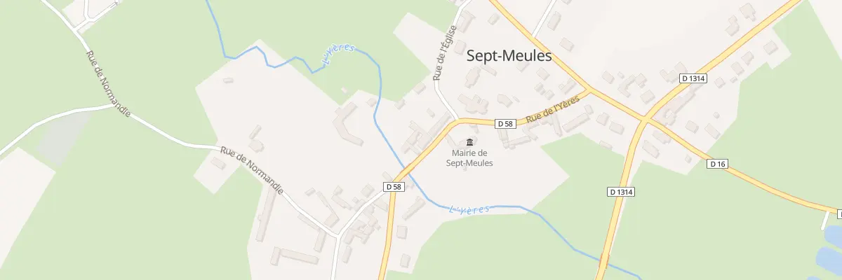 Plan du 8 Rue de l’Yeres à Sept-Meules