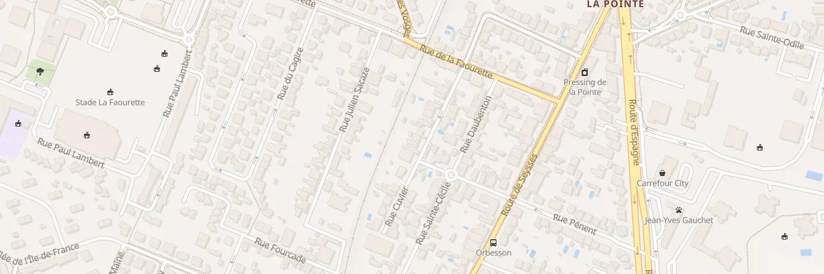 Plan du 20 Rue Cuvier à Toulouse