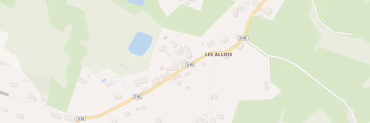 Plan du 1 Imp de la Boucherie à La Geneytouse