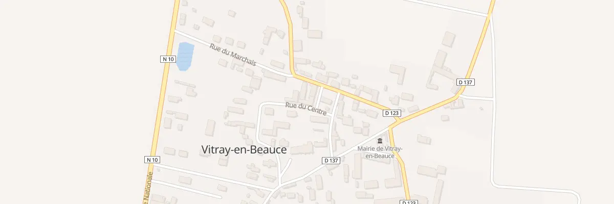 Plan du 6 Rue du Centre à Vitray-en-Beauce