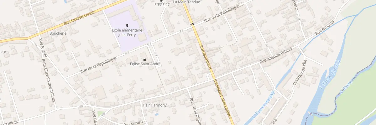 Plan du 37A Rue Aristide Briand à Ézy-sur-Eure