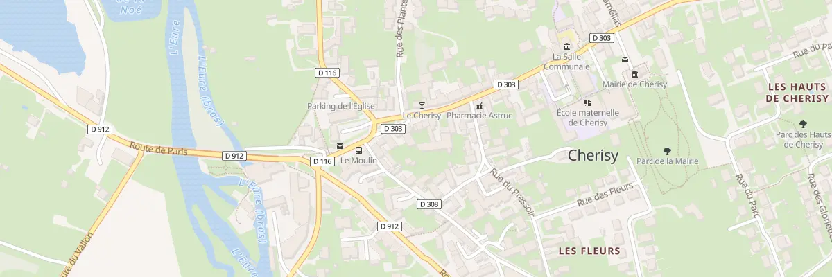 Plan du 10 Rue Charles de Gaulle à Cherisy