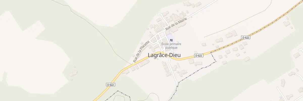 Plan du 41 Le Village à Lagrâce-Dieu