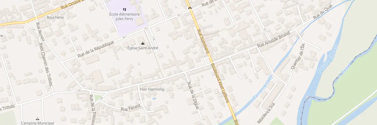 Plan du 37 Rue Aristide Briand à Ézy-sur-Eure