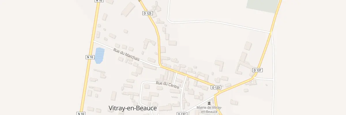 Plan du 14 Rue de Chartres à Vitray-en-Beauce