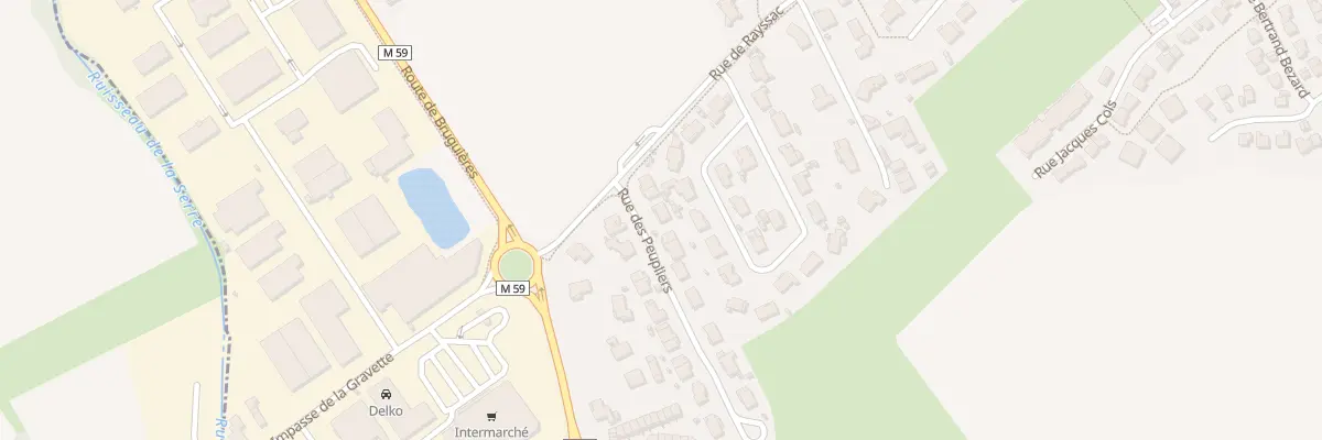 Plan du 3 Rue des Peupliers à Gratentour