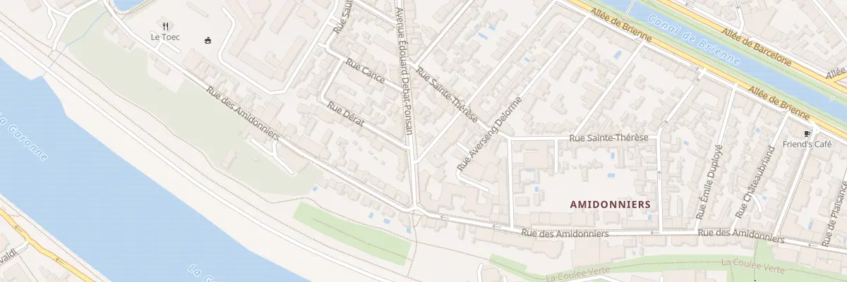 Plan du 1B Rue Auguste Granier à Toulouse