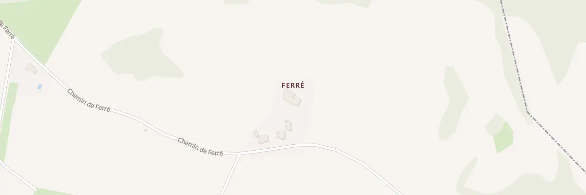 Plan du 3313 Che de Ferré à Saint-Ybars