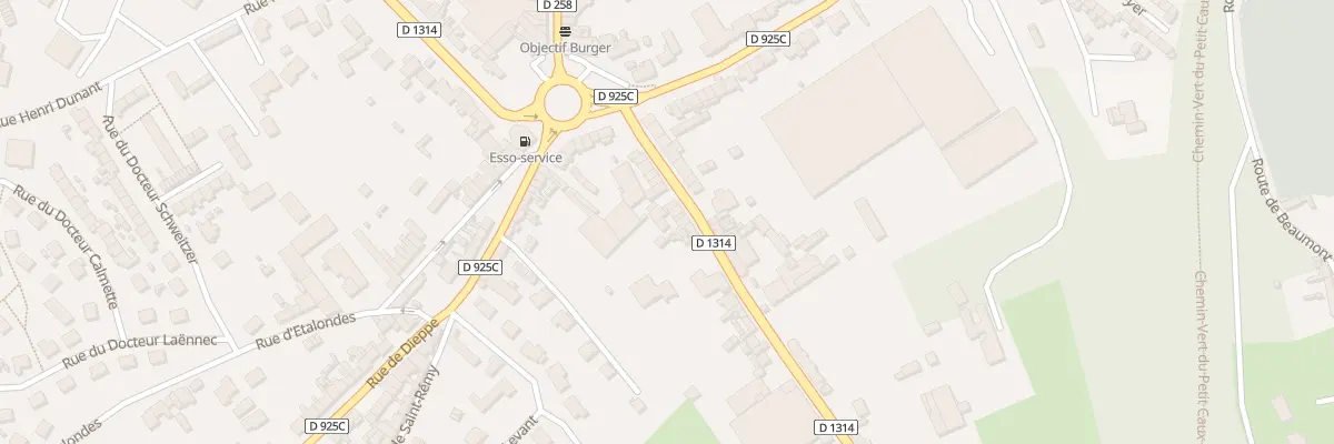 Plan du 18 Rue des Canadiens à Eu