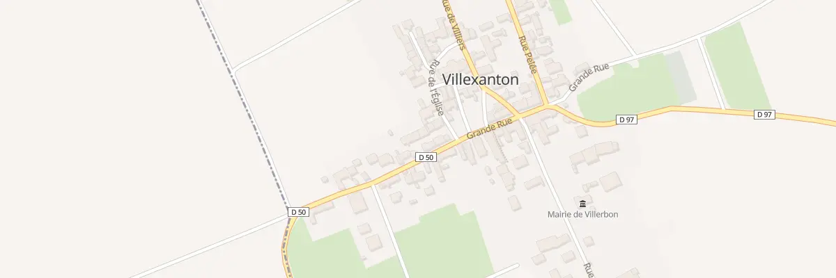 Plan du 14 Gr Grande Rue à Villexanton