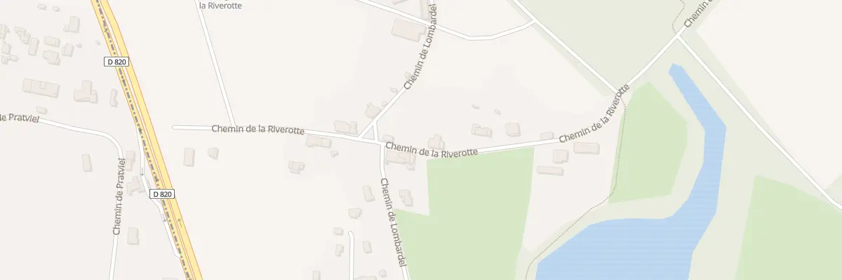 Plan du 80 La Riverotte à Clermont-le-Fort