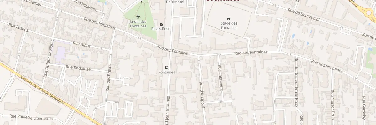Plan du 85 Rue des Fontaines à Toulouse