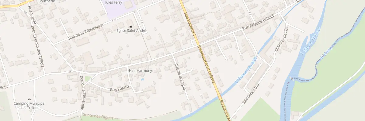 Plan du 34 Rue Aristide Briand à Ézy-sur-Eure
