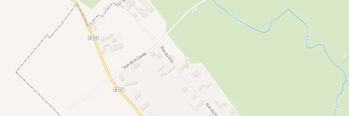 Plan du 25 Rue du Froc à Bailleul-Neuville