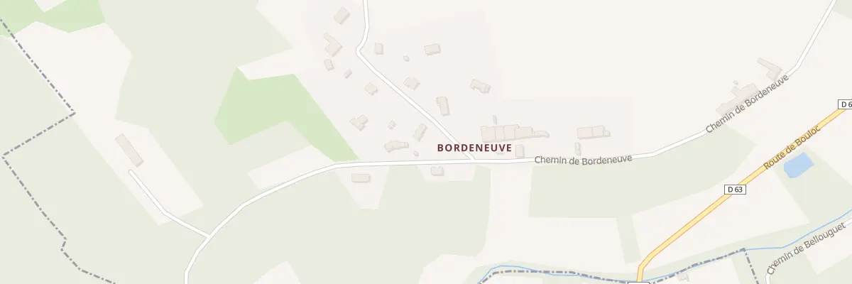 Plan du 690 Bordeneuve à Villaudric