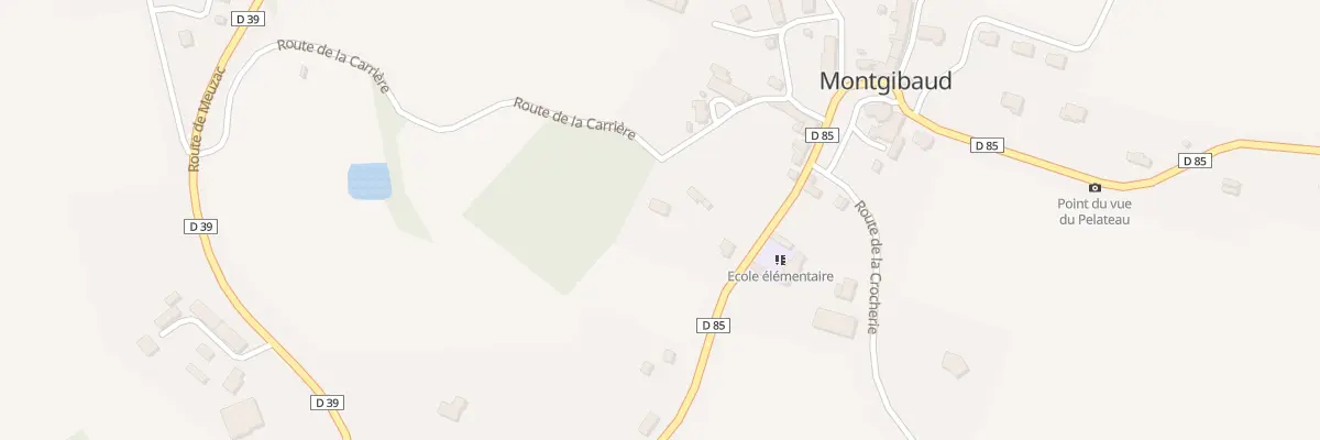 Plan du 5203 Le Bourg à Montgibaud