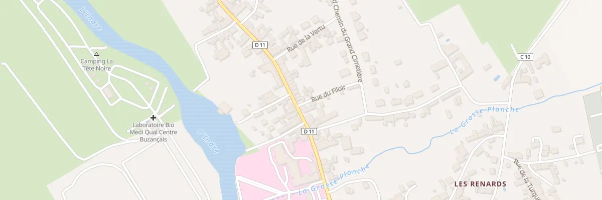 Plan du 34 Rue Notre Dame à Buzançais