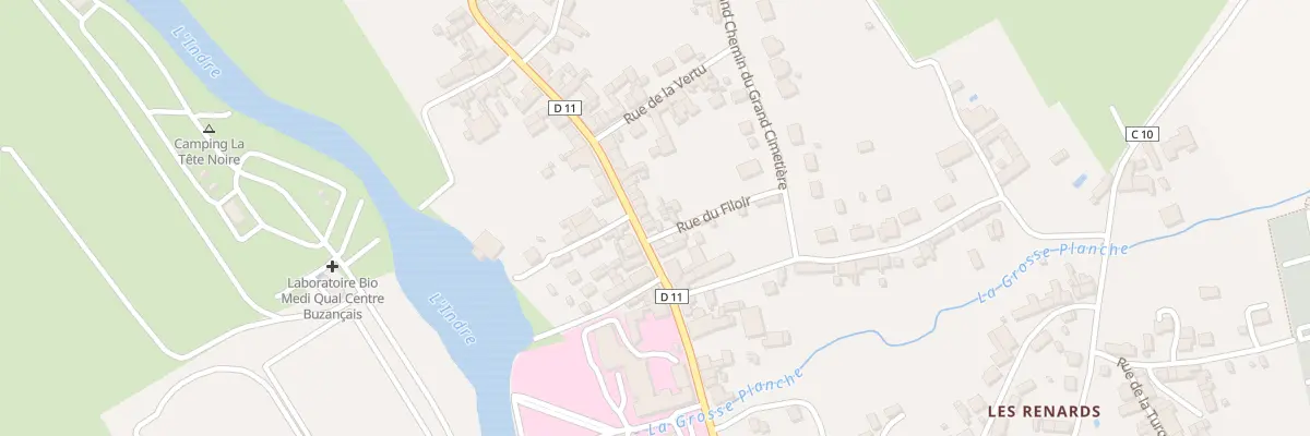 Plan du 36 Rue Notre Dame à Buzançais