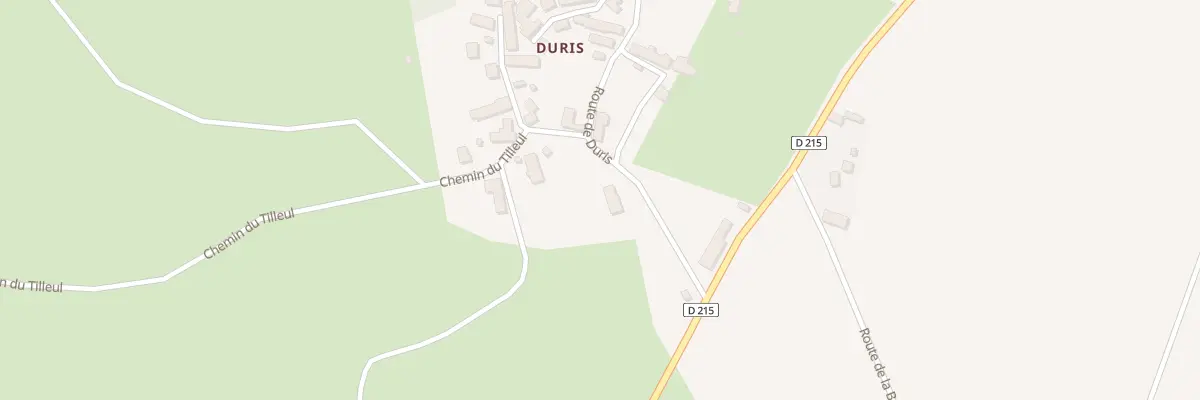 Plan du 1758 Rte de Duris à Magnac-Bourg