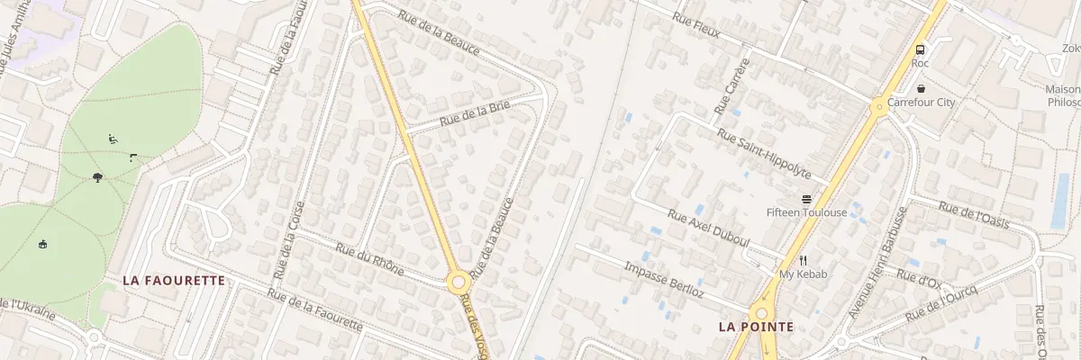 Plan du 22 Rue de la Beauce à Toulouse