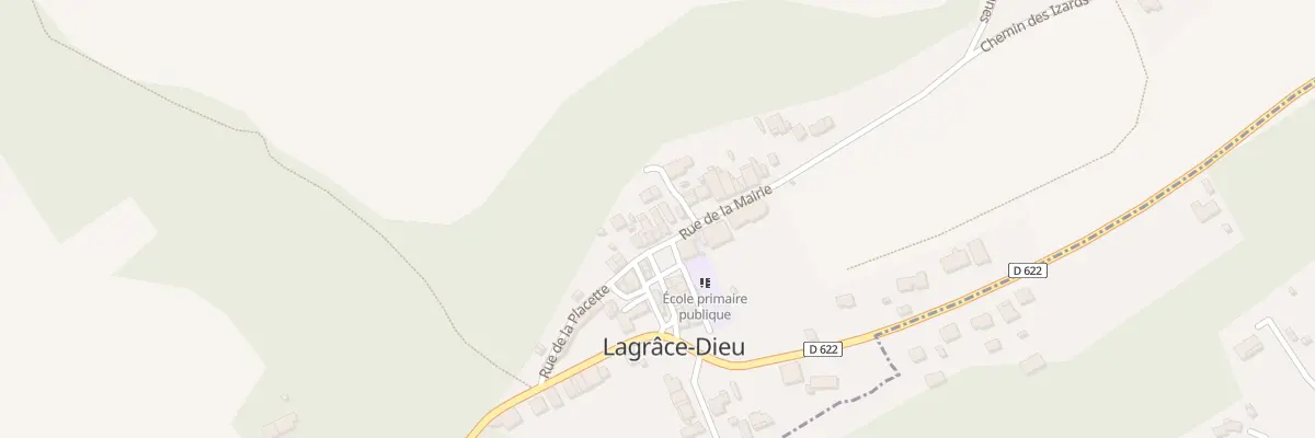 Plan du 29 Le Village à Lagrâce-Dieu