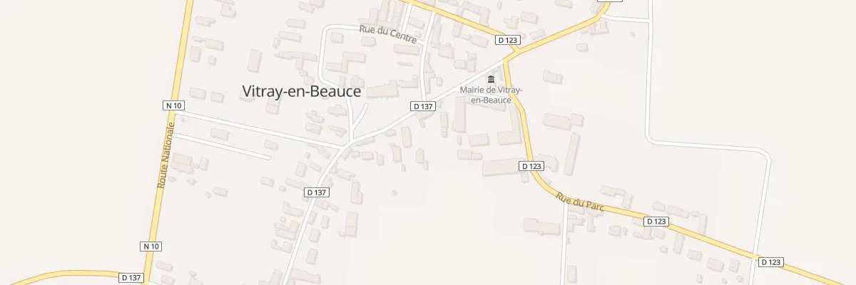 Plan du 1A Rue St Denis à Vitray-en-Beauce