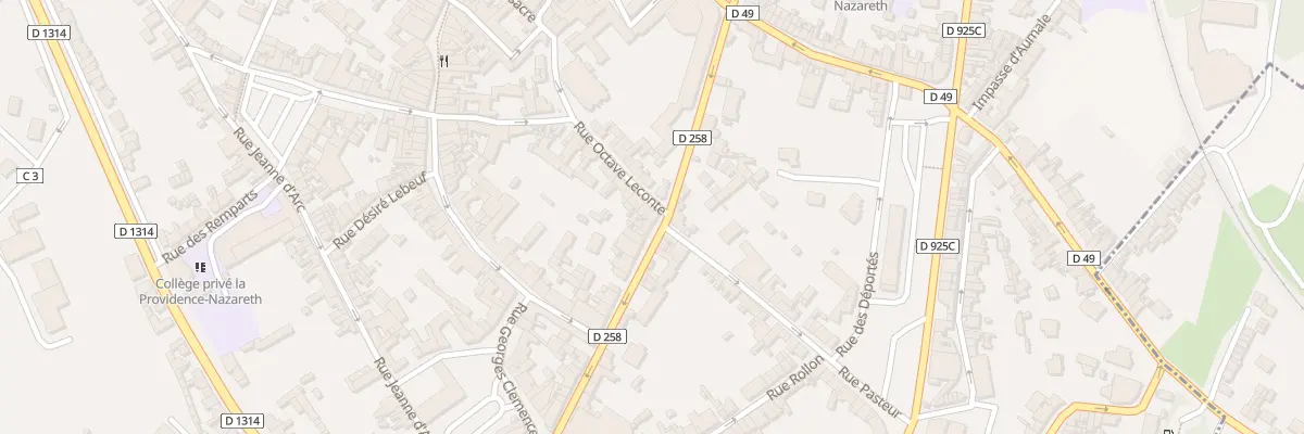 Plan du 39 Rue de la République à Eu