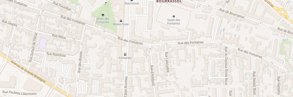 Plan du 83 Rue des Fontaines à Toulouse