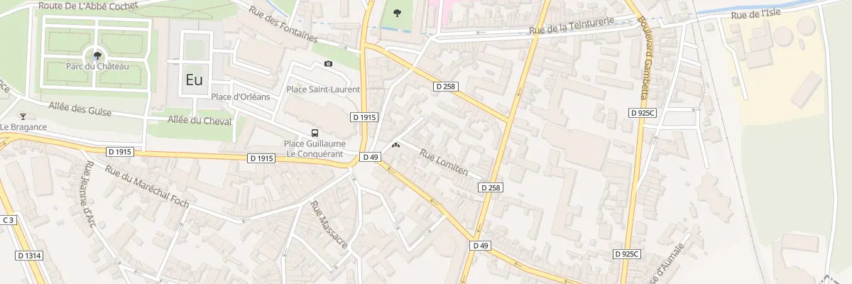 Plan du 16B Rue Lomiten à Eu