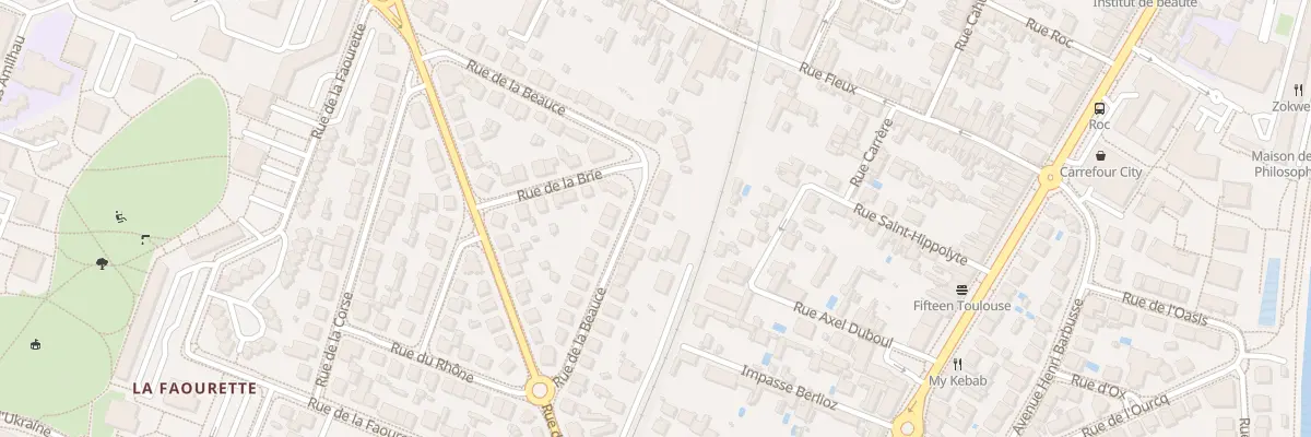 Plan du 28 Rue de la Beauce à Toulouse