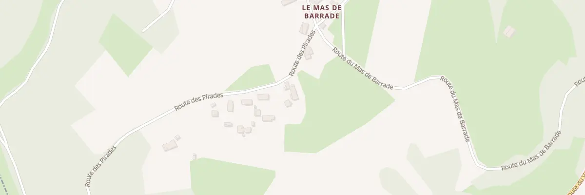 Plan du 5001 Mas de Barrade à Gigouzac