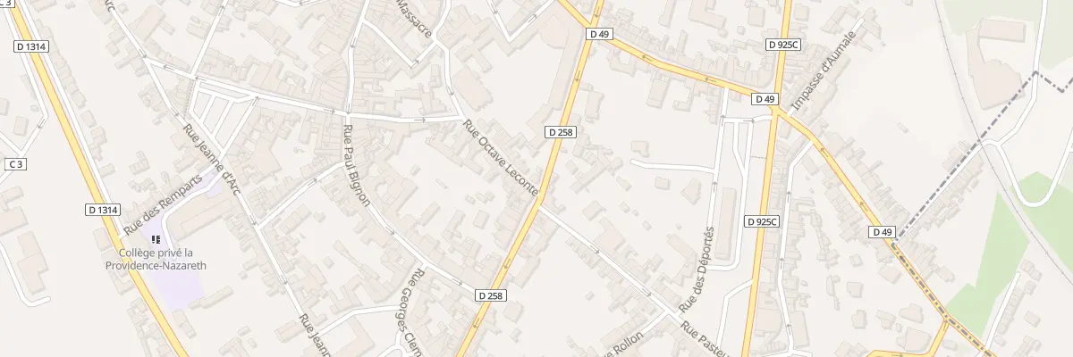 Plan du 41 Rue de la République à Eu