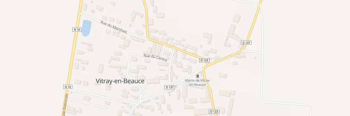 Plan du 2 Rue du Centre à Vitray-en-Beauce