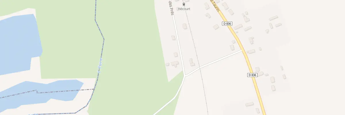 Plan du 6 Rue des Prés à Hécourt