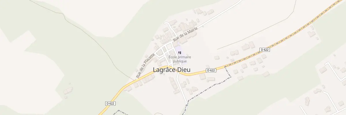 Plan du 54 Le Village à Lagrâce-Dieu