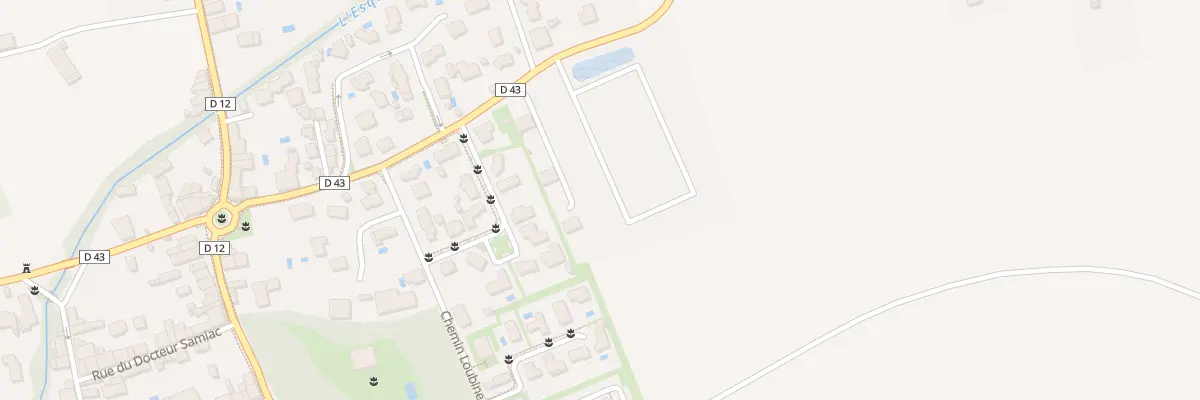 Plan du 9001F Loubine à Miremont
