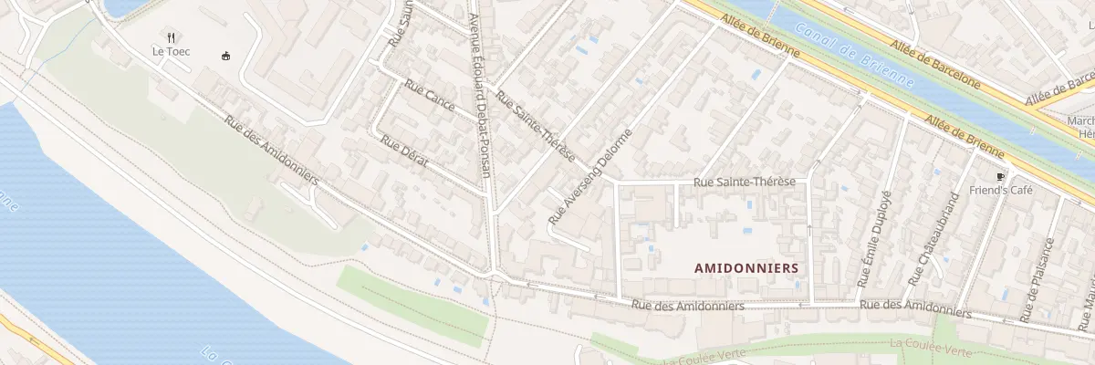 Plan du 29B Rue Sainte Thérèse à Toulouse