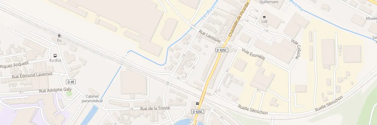 Plan du 16 Rue de la Digue Catrix à Eu