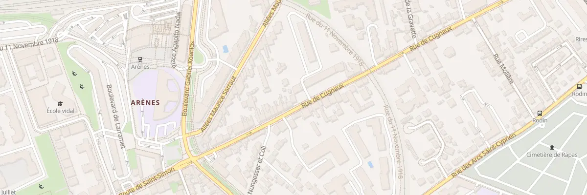 Plan du 29 Rue de Cugnaux à Toulouse