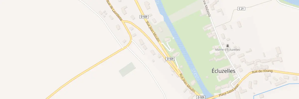 Plan du 2 Imp des Clos à Écluzelles