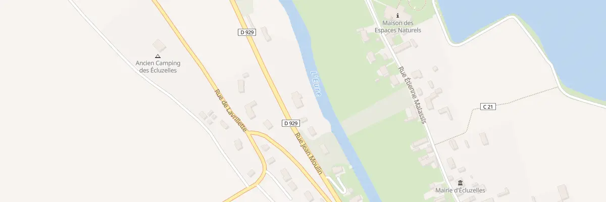 Plan du 22 Rue Jean Moulin à Écluzelles