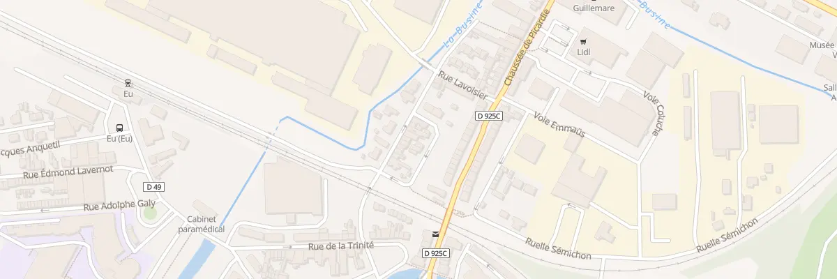 Plan du 18 Rue de la Digue Catrix à Eu