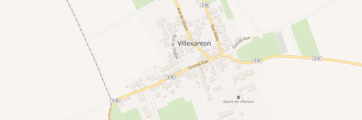 Plan du 1 Rue du Monument à Villexanton