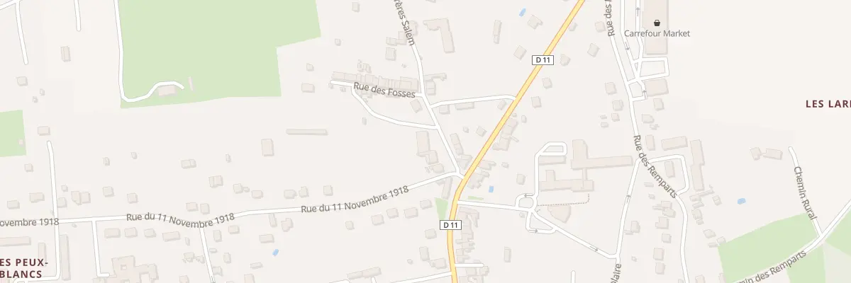 Plan du 6 Rue des Deux Freres Salem à Saint-Gaultier