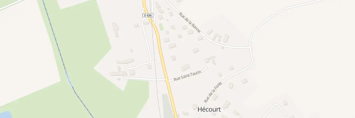 Plan du 9 Rue St Taurin à Hécourt