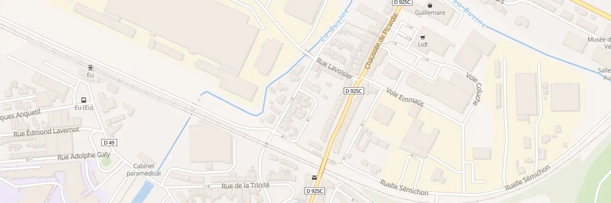Plan du 22 Rue de la Digue Catrix à Eu