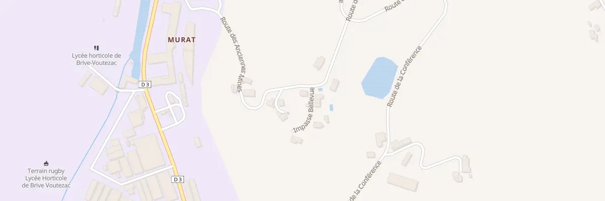 Plan du 410 Rte Des Anciennes Mines à Voutezac