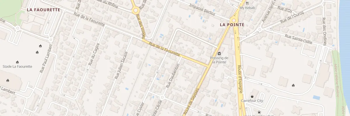 Plan du 9 Rue de la Faourette à Toulouse